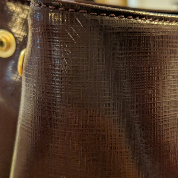 Coach Maroon Leather Shoulder Bag - Picture 8 of 8